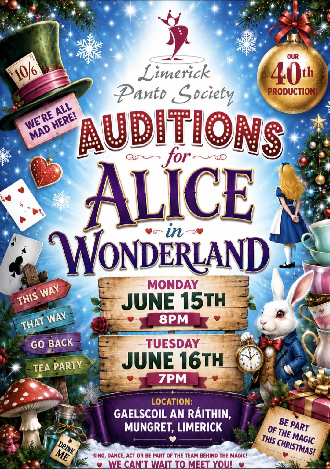 Auditions for Alice

